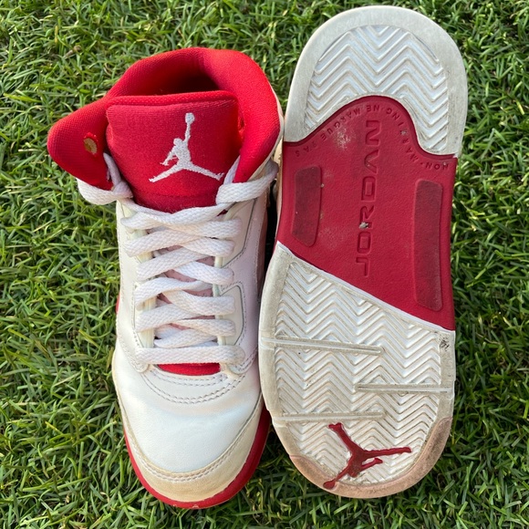 Air Jordan 5 Retro PS White Pink Red Foam Sz(12c) - Picture 3 of 7